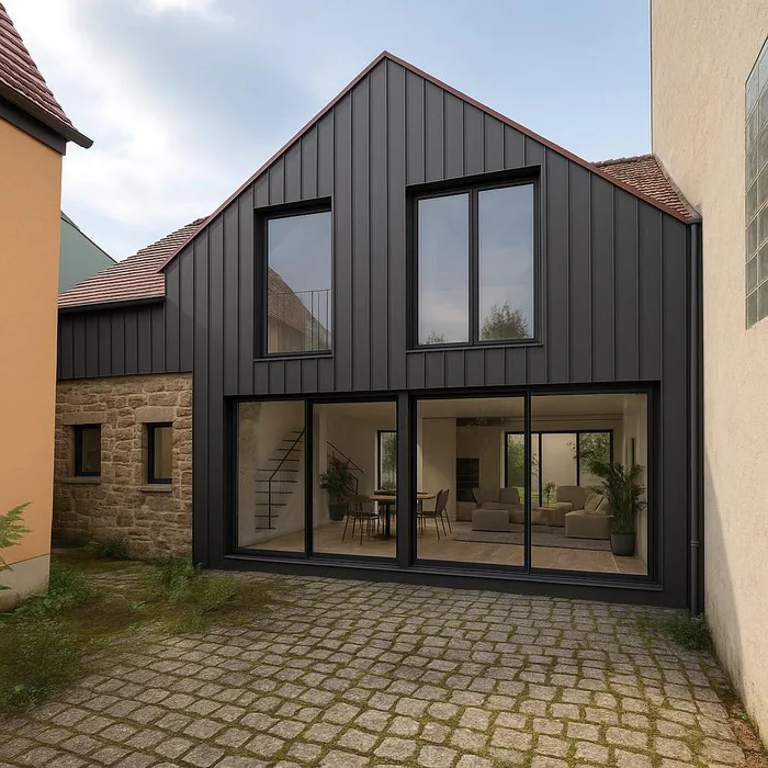 Neubau Doppelhaushälfte An der Weth 1a in Repperndorf