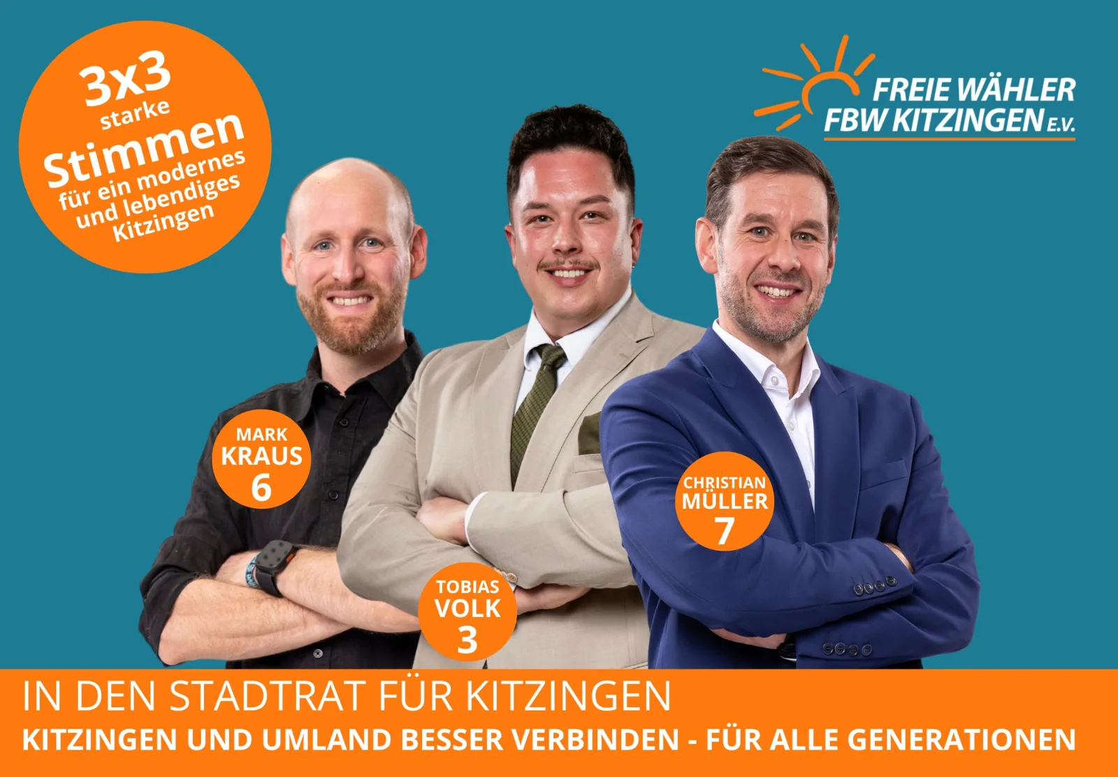 Drei Perspektiven. Eine Richtung. Warum wir als Team bei der Kommunalwahl 2026 antreten